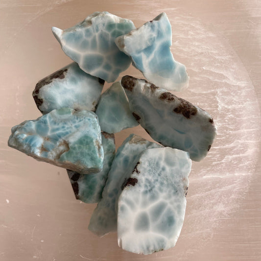 Beautiful Larimar Slabs