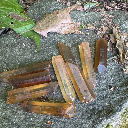 Zaire Citrine Points (Congo Citrine)