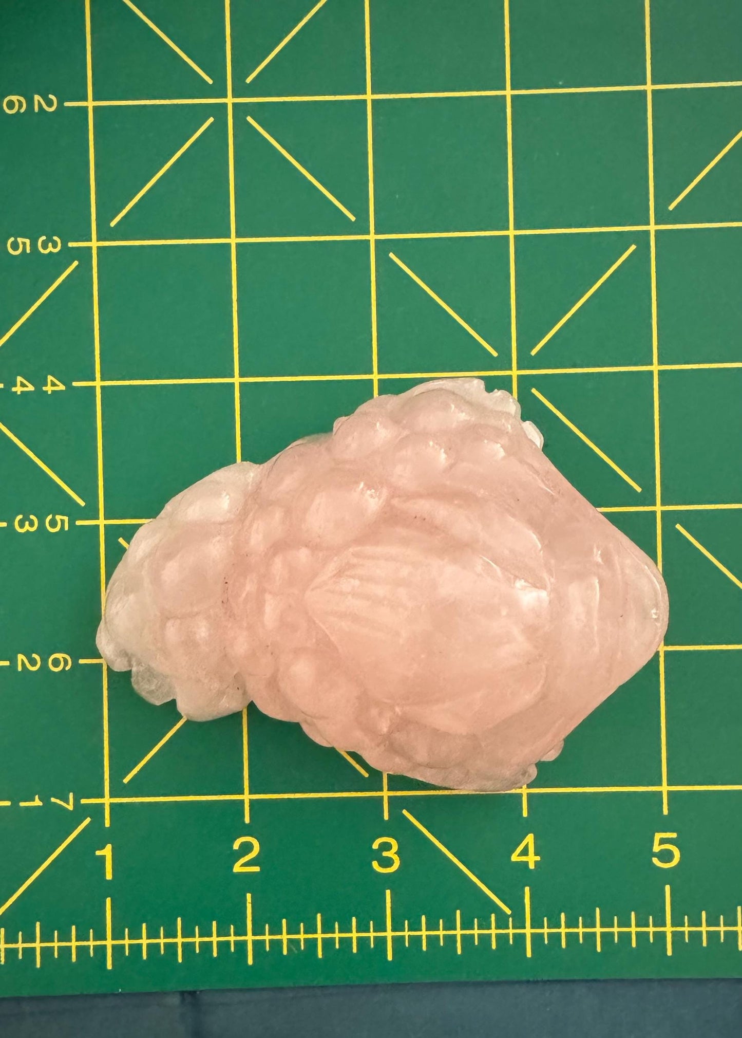 Hand-Carved Rose Quartz Money Toad – Love & Prosperity Symbol