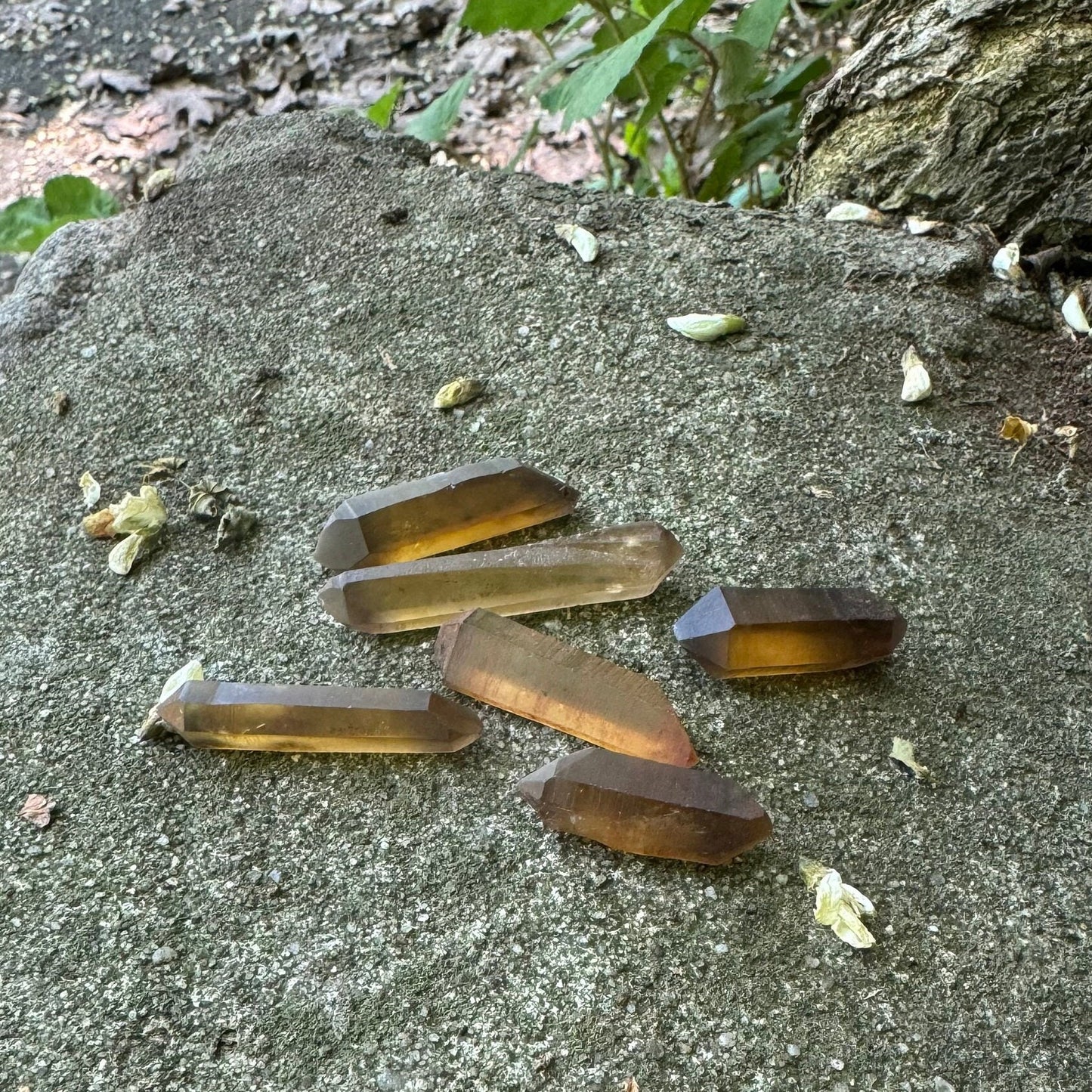 Natural Double-Terminated Zaire Citrine Point