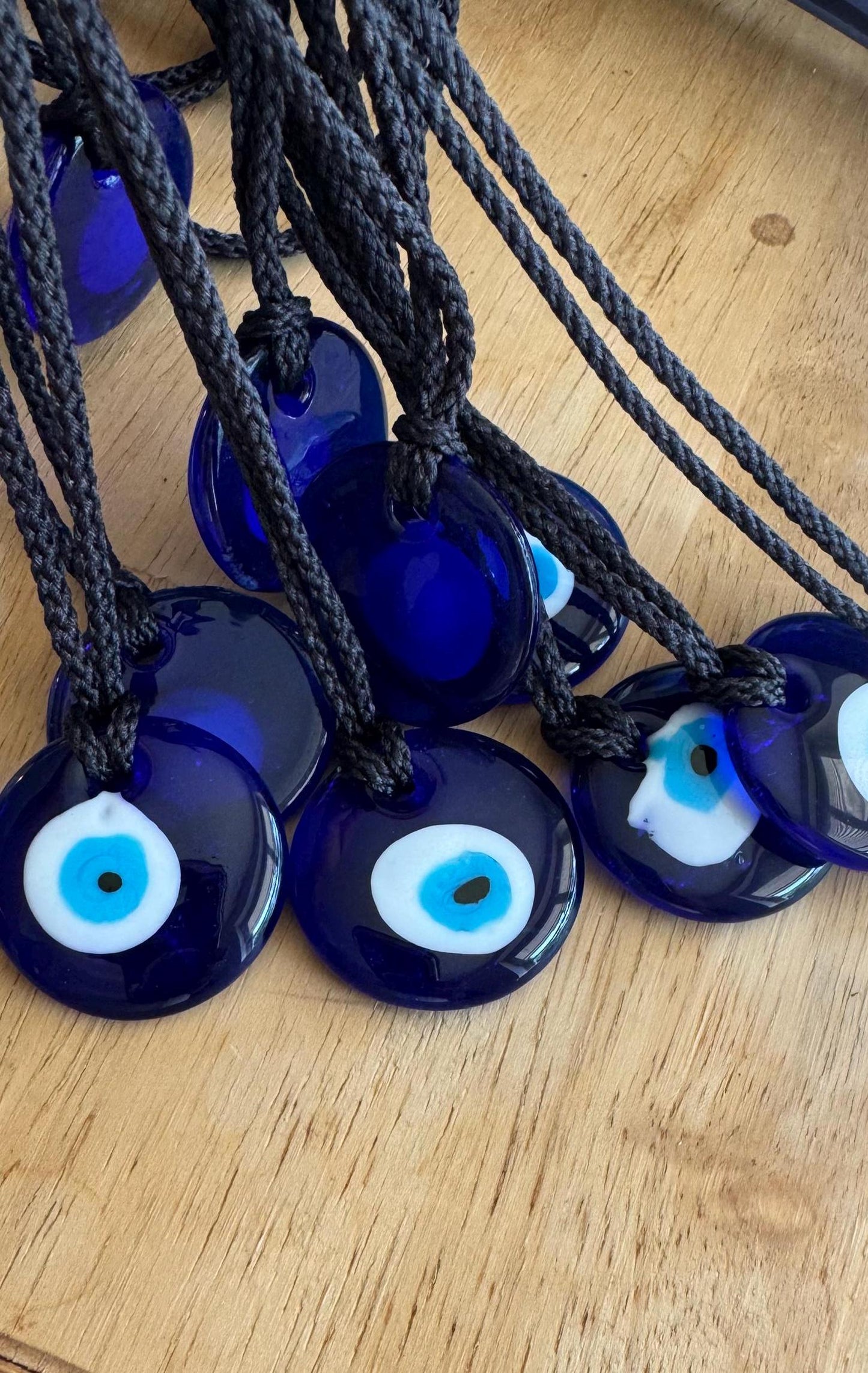 🧿 Evil Eye Glass Pendant Necklace 🧿