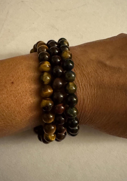 Tiger’s Eye Bead Bracelets