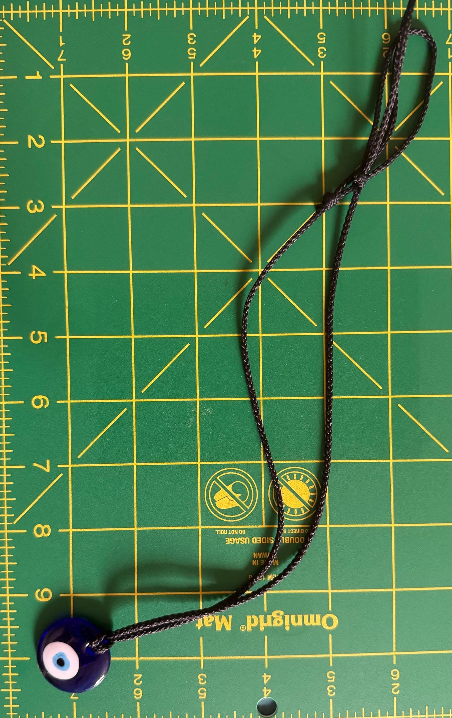 🧿 Evil Eye Glass Pendant Necklace 🧿