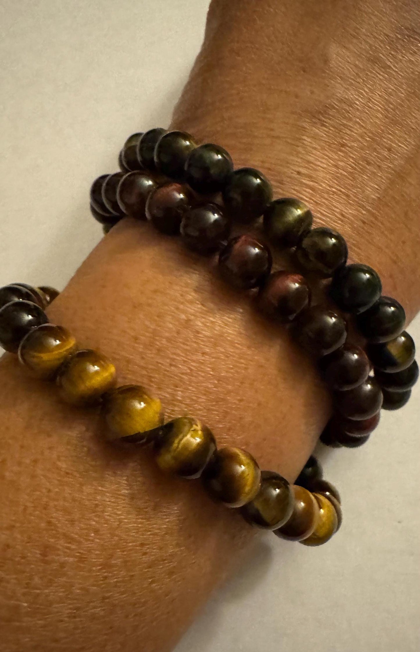 Tiger’s Eye Bead Bracelets