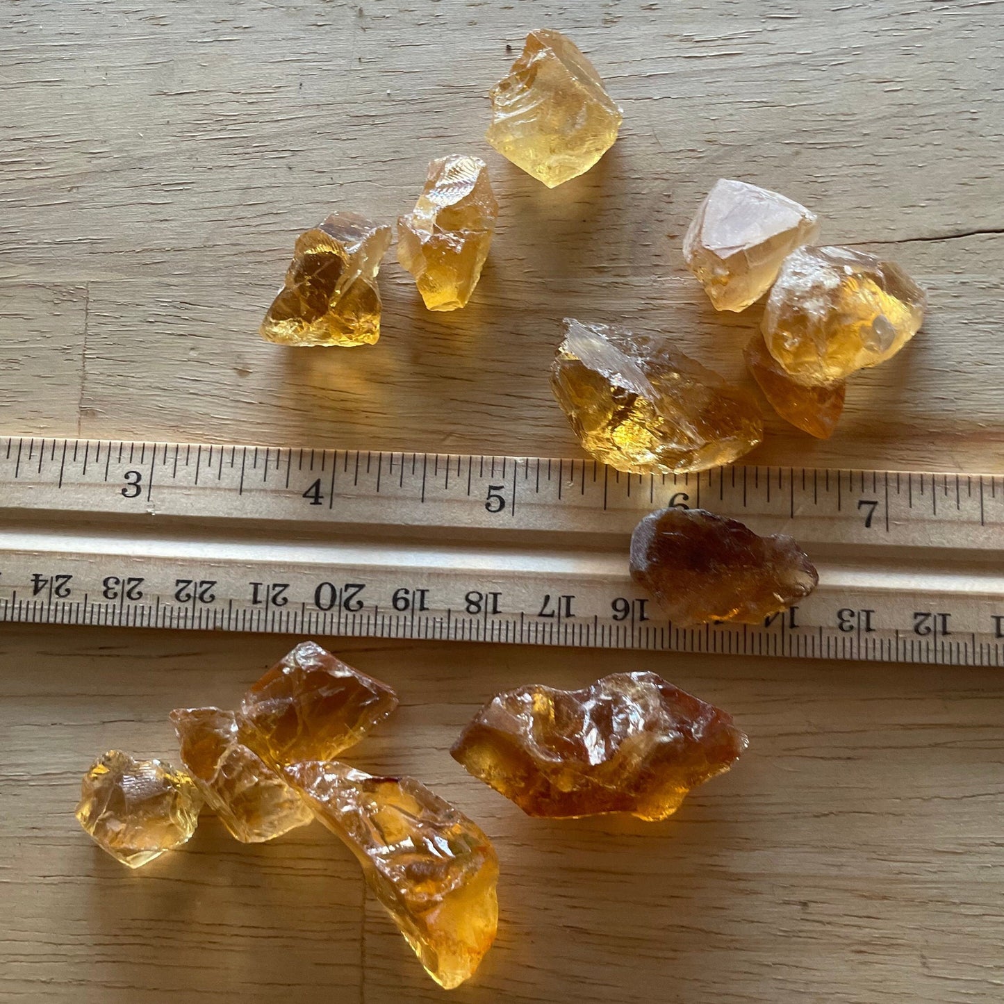Natural Citrine Tumbled From Brazil