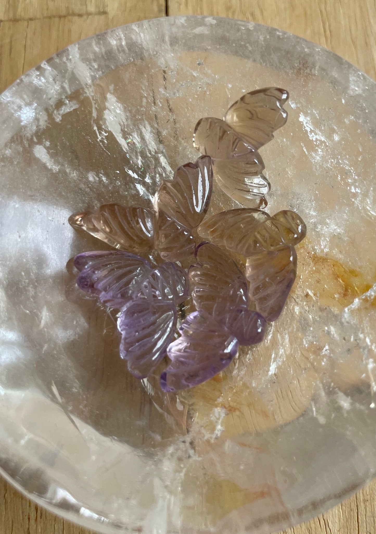 Ametrine Mermaid Tail Carvings