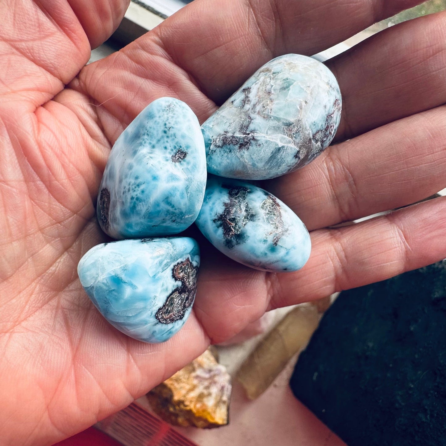 ✨ Larimar Tumbled Stones ✨