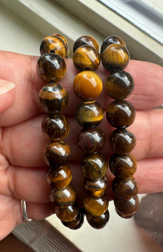 Tiger’s Eye Bead Bracelets