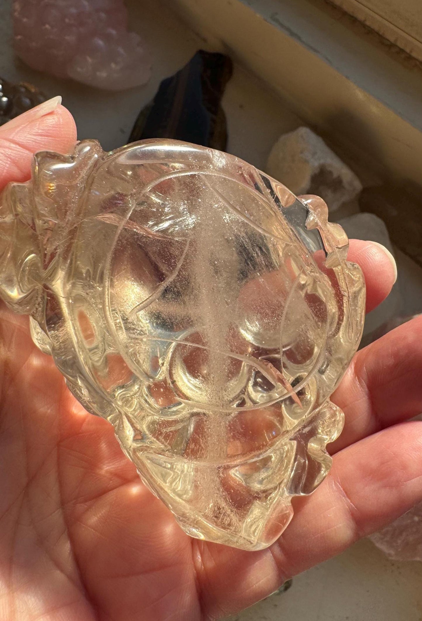 Hand-Carved Citrine Money Toad – Symbol of Prosperity