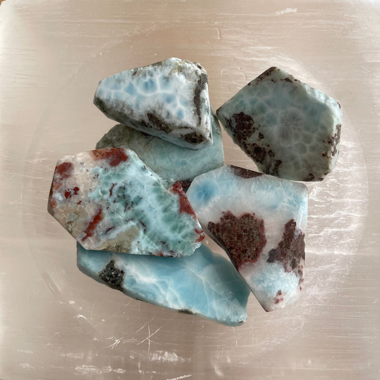 Beautiful Larimar Slabs