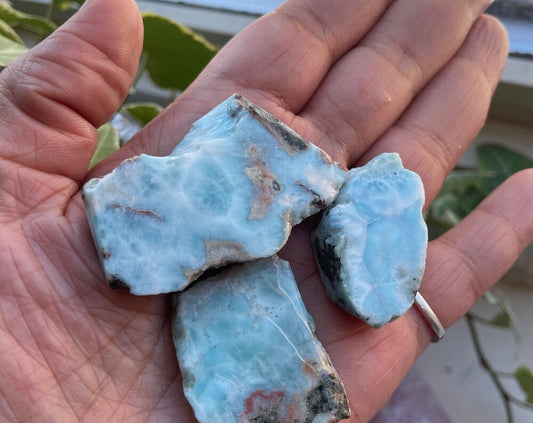 Beautiful Larimar Slabs